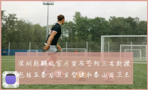 深圳新鹏城官方宣布签约三名新援包括亚泰后卫玄智健和泰山后卫王昱衡